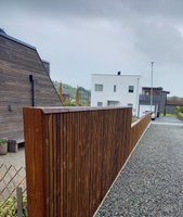 Levegg spiler terrase i Haugesund i rotal impregnert fra Talgø MøreTre